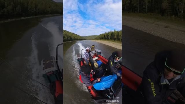 На Водомете шагаем на встречу горным порогам #красноярск #сибирскийхариус #сибирь #рыбалка смотреть онлайн