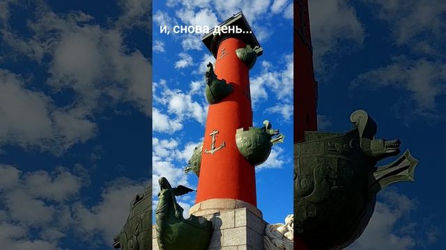 День и ночь на стрелке Васильевского острова ♥️ #петербург #ночь #настроение смотреть онлайн