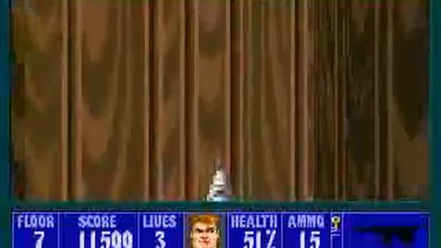 PC - Wolfenstein 3D - E3M7 100% Video смотреть онлайн