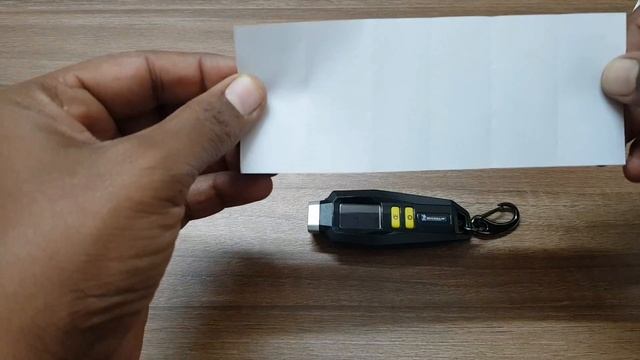 MICHELIN - 12290 | DIGITAL Tire Gauge| DIGITAL Display Tyre Pressure Guage With Metal Keychain |LED