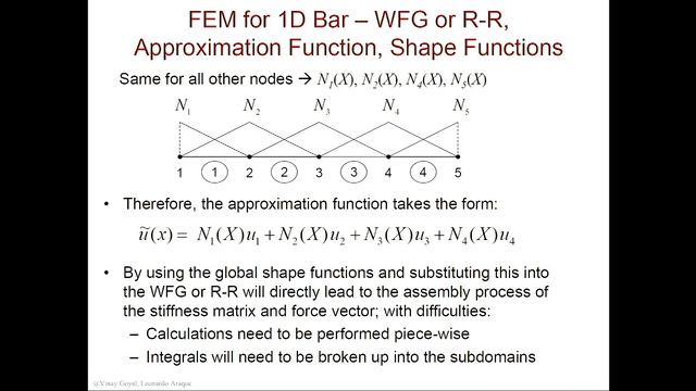 FEA Lecture 8 (ppt) 1D FEM Bars Linear Interpolation смотреть онлайн