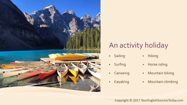 6 Types of Holidays | ENGLISH VOCABULARY смотреть онлайн