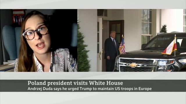 Estera Flieger, a Polish journalist, on President Duda's trip to see President Trump смотреть онлайн