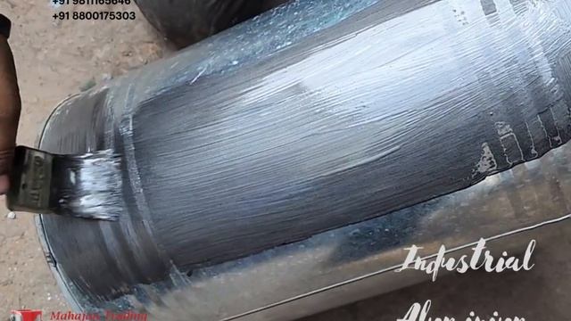Application of Polyurethane RAL 9023 (Dark Silver) смотреть онлайн