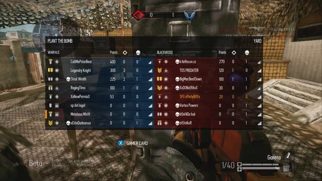 Warface Beta (Xbox 360) BluePegasus vs. Finest Division (Overpass & Yard) смотреть онлайн