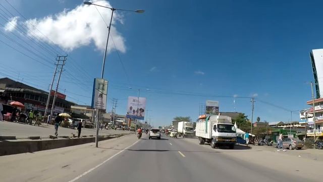 Athi River to Kitengela Road Views смотреть онлайн