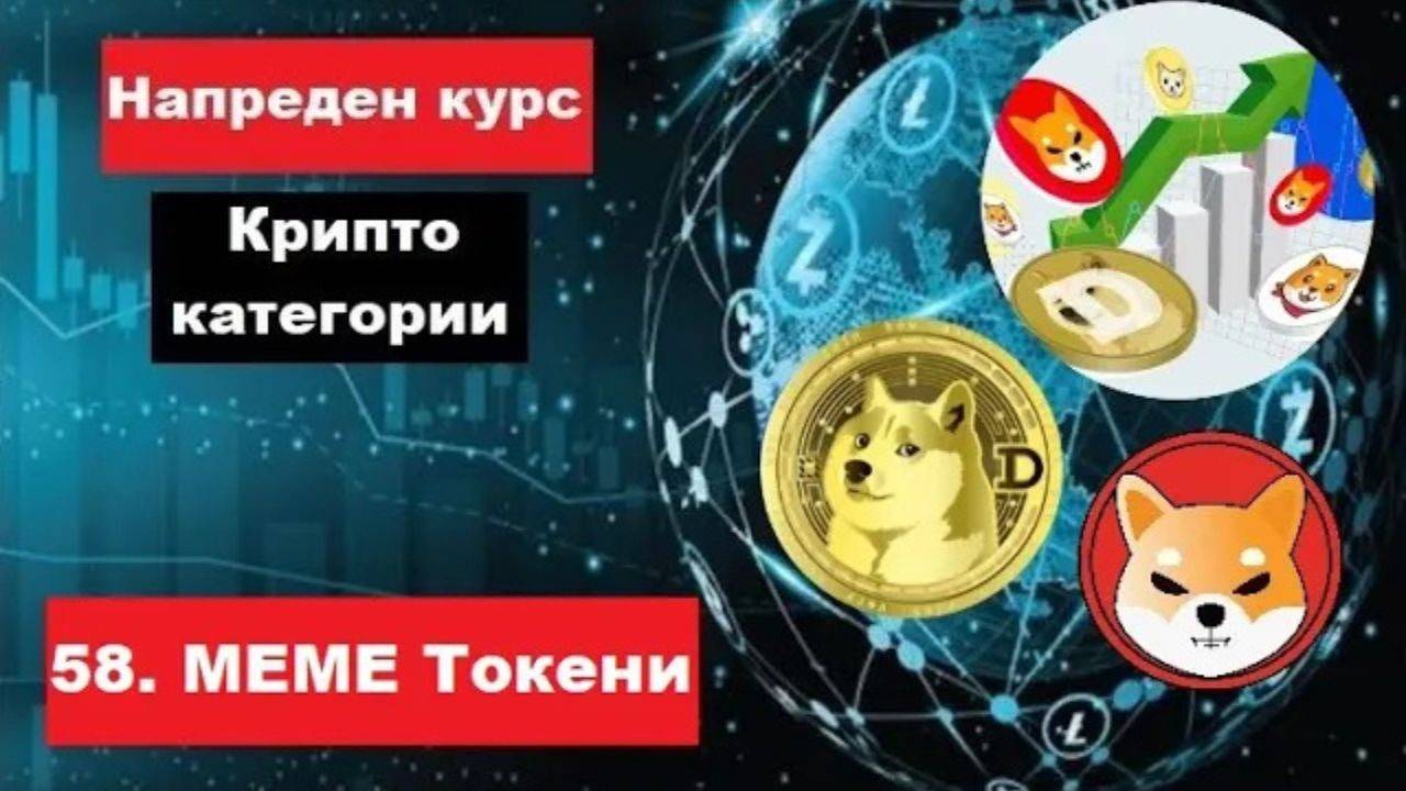 Крипто техничка анализа Напреден курс 58. Категории на крипто коини токени - МЕМЕ токени