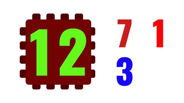 Learn numbers from 1 to 12 in English with kids. Educational video for children. смотреть онлайн