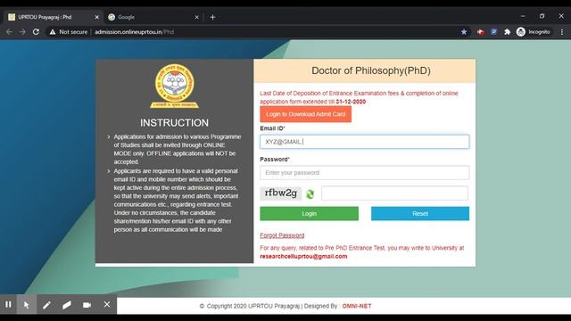 UPRTOU Ph.D. 2021 Admit Card (Released)- Steps to Download UPRTOU Ph.D. 2021 Admit Card смотреть онлайн