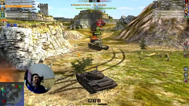 Т-54 WOT Blitz - КАК НУЖНО ИГРАТЬ НА ЭТОМ СРЕДНЕМ ТАНКЕ 🚀 ГАЙД 🏆 World of Tanks Blitz смотреть онлайн