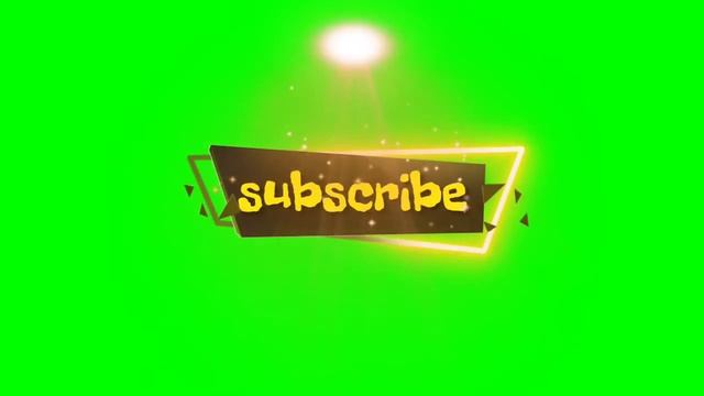 FREE SUBSCRIBE BUTTON NEON YELLOW GREEN SCREEN смотреть онлайн