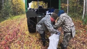 Поездка за кедровымы орехи на каракате "Тундра 3"  Тест-драйв на 50 км в одну сторону