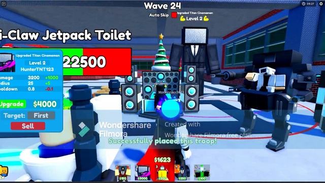 THE UPGRADED TITAN CINEMA MAN IS OP! (Toilet Tower defense) смотреть онлайн