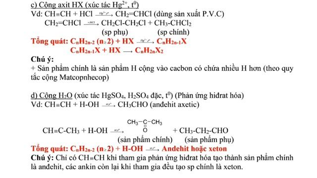 Tổng hợp Hidrocacbon không no (Part 2) смотреть онлайн