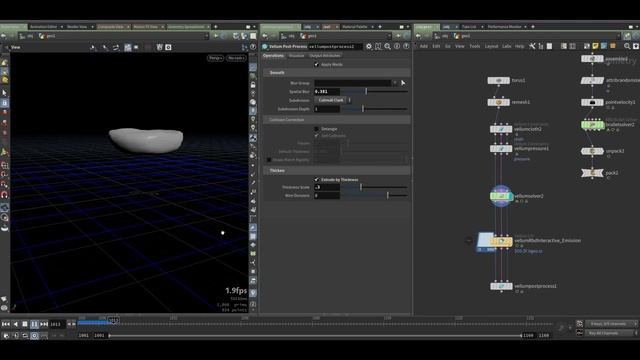 Houdini vellum rbd interact collision | 1 way interactive | Quick Tutorial смотреть онлайн