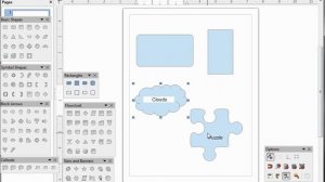 LibreOffice Draw (14) Shapes Part 3 Text 1