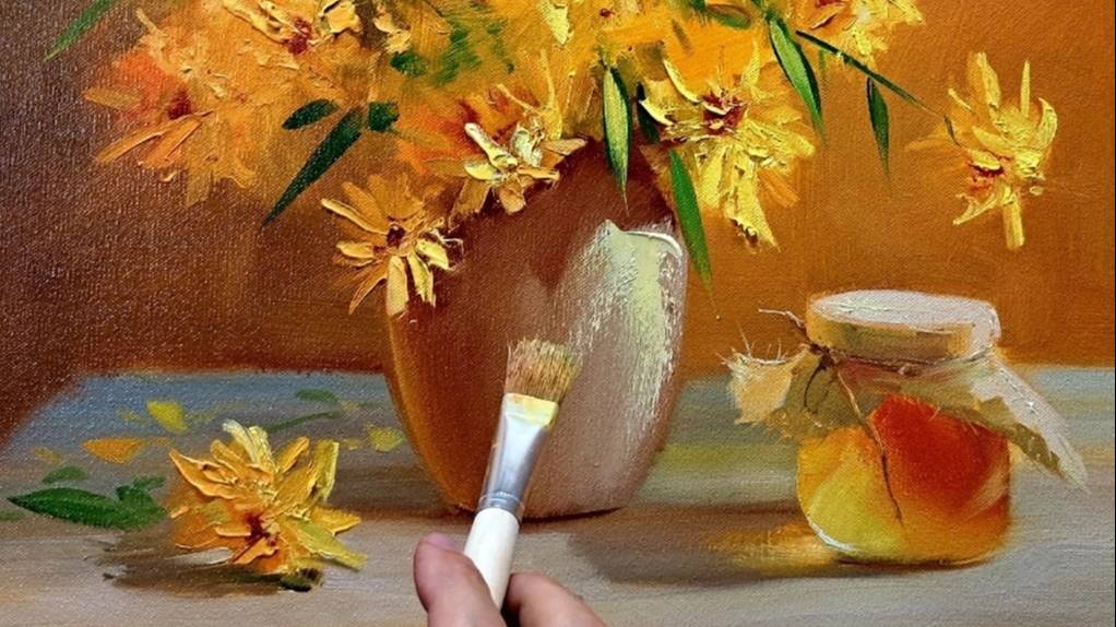 Мёд.Живопись маслом смотреть онлайн