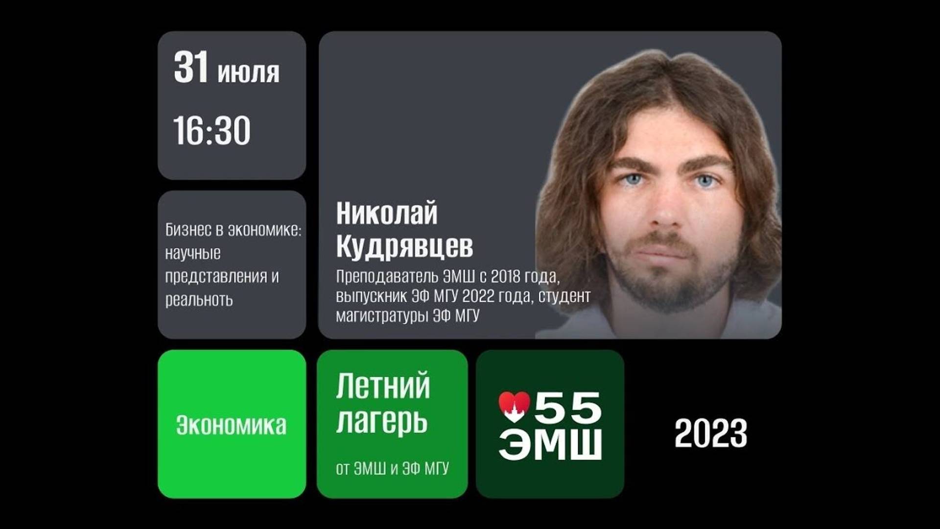 #Лето2023. Экономика. Бизнес в экономике (Коля Кудрявцев)