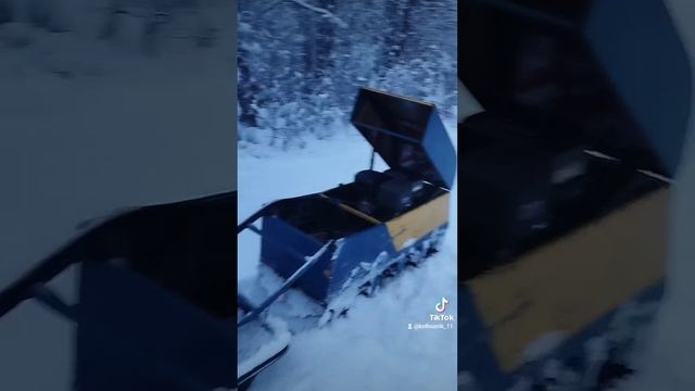 мотобуксировщик в зимней тайге смотреть онлайн