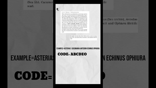 ANIMAL KINGDOM MNEMONICS (PART4) #neet2025 #nta #biology #study #trending #boardexam