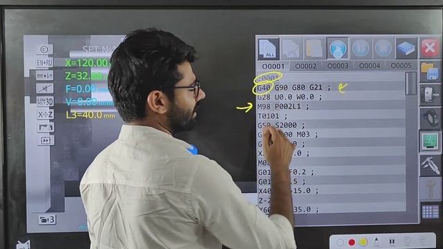 CNC programming सीखें। cnc simulator को मोबाइल में कैसे use करे। G01 TUTORIAL by #manishswami смотреть онлайн