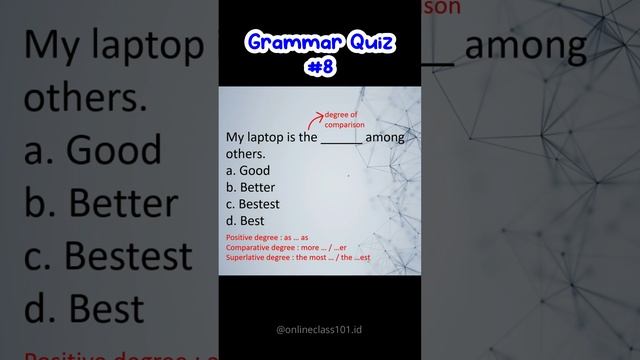Grammar Quiz #8 #309 #learnenglish #belajarbahasainggris #fyp #ngeshortsdulu #indonesia #education смотреть онлайн
