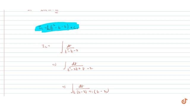 `int (sintheta costheta)/(cos^2theta-costheta-2) d theta`. смотреть онлайн