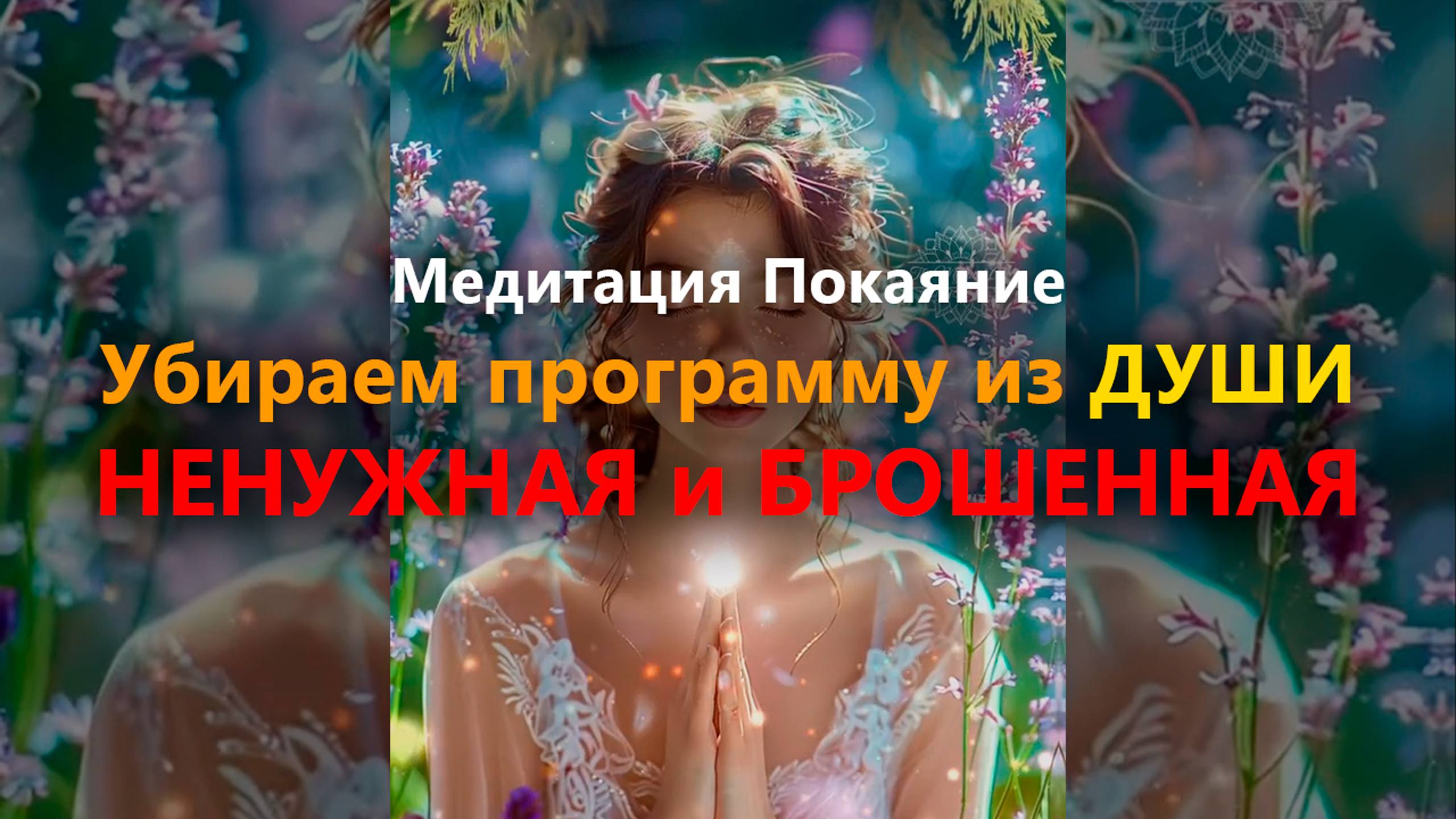 Медитация Покаяние "Убираем программу из ДУШИНЕНУЖНАЯ и БРОШЕННАЯ" #медитация #исцелениедуши смотреть онлайн