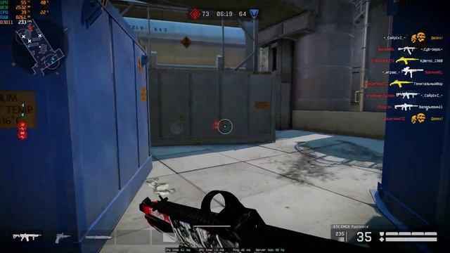 Warface RTX 4070 + I5 13400f (низкие, средние, высокие)