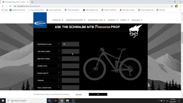Schwalbe MTB's Tire Pressure Professor смотреть онлайн