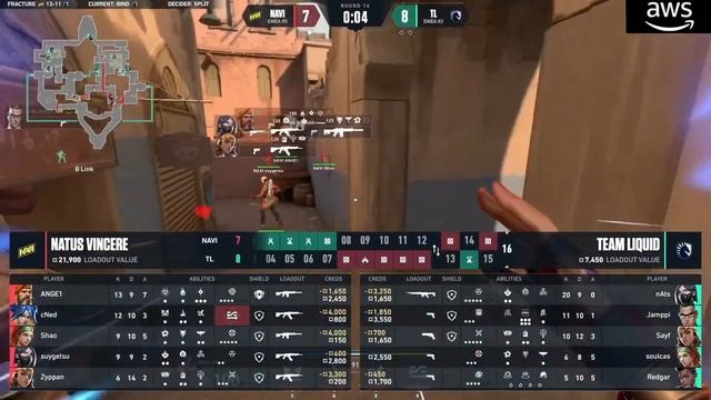 TEAM LIQUID PRUEBA SUERTE CON CHAMBER! | NAVI Vs TL MAPA 2 BIND VCT CHAMPION GRUPOS DÍA 1