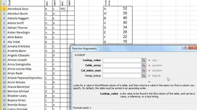070 Vlookups to cross reference data смотреть онлайн