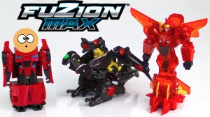 Сборник мультиков - Роботы Fuzion Max против Трансформеров! Мультики для детей.