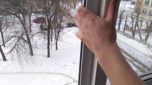 Работа раздвижных створок алюминиевой рамы