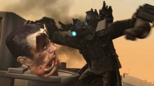 Камеромен титан бьет G-toilet  на протяжении одной минуты, сорока секунд