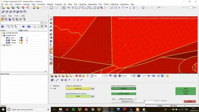 HyperMesh Tutorial HM-2050: Creating Surfaces from Elements смотреть онлайн