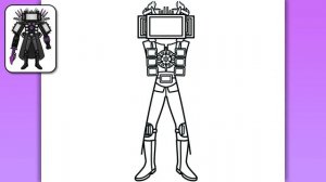 КАК НАРИСОВАТЬ НОВОГО ТИТАНА ТВ МЕНА из Скибиди Туалет Тёмная Зона