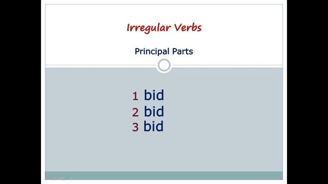 irregular verbs a-b смотреть онлайн