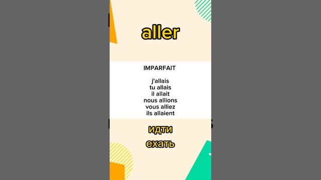 2. Спряжение глагола: Aller - идти, ехать смотреть онлайн