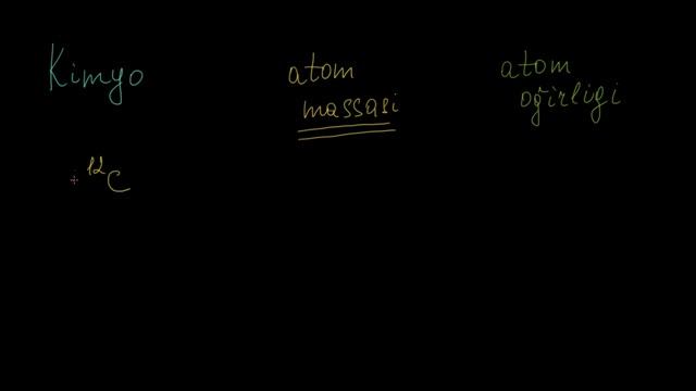 Atom ogʻirligi va atom massasi | Atomlar, birikmalar va ionlar | Kimyo смотреть онлайн