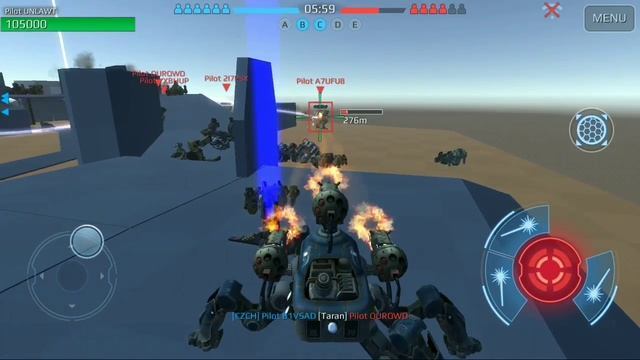 War robots Test Server plasma Fujin смотреть онлайн