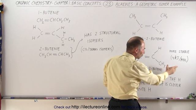 Organic Chemistry - Ch 1: Basic Concepts (23 of 97) Alkenes: A Geometric Isomer Example смотреть онлайн