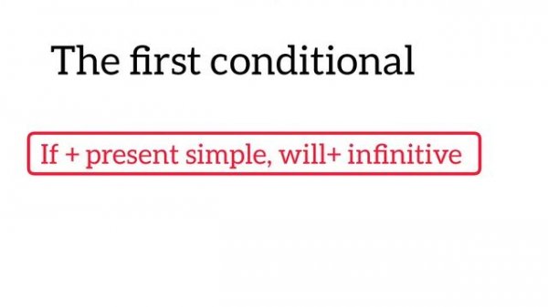 The conditionals zero first second and third conditionals English Grammar lesson