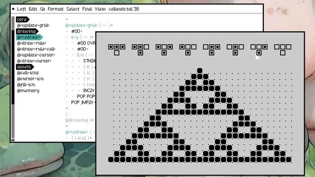 Elementary Cellular Automaton смотреть онлайн