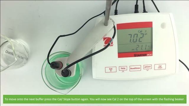 How to Calibrate pH on the Starter 2100 Economic pH and ORP Bench Meter (IC-ST2100-F) смотреть онлайн