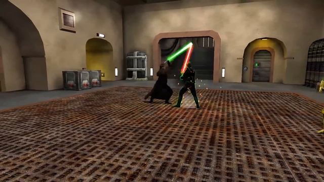 Darkside Luke Skywalker vs Lightside Luke Skywalker - The Conflict Ai Battle смотреть онлайн