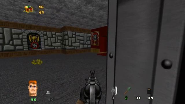 Brutal Wolfenstein 3D💣Episode 4: A Dark Secret💣Floor 01