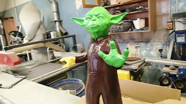 3D printed Yoda LIFE SIZE figure смотреть онлайн