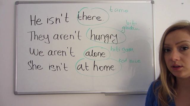 Verb to Be Short Forms pt. 2 || Glagol BITI skraćeni oblik смотреть онлайн