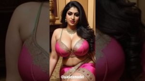 [4K] AI ART indian Lookbook Model Al Art video- #saree  #beauty #stunninglook #viral